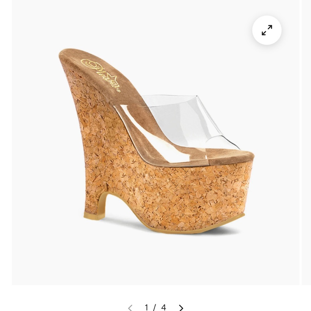Clear Cork Wedges